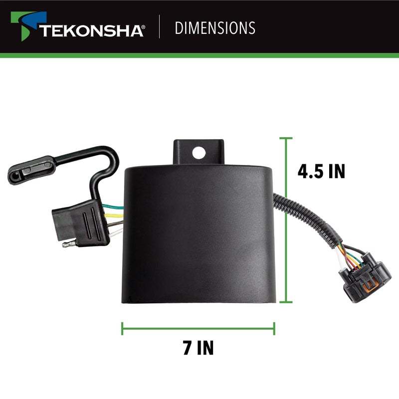 Tekonsha 118784 Tow Harness T-Connector Black - Image 2